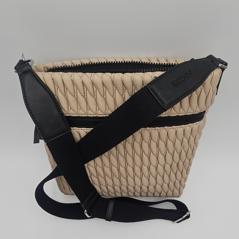 DKNY Beige Quilted Crossbody Bag - Picture 7 of 7